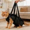 Cat Grooming Bag Waterproof Nylon Adjustable Anti Scratch Cat Bag for Nail Trimming for Small Medium Large Pet Shower Washing