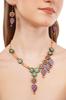 Handmade Terracotta Jewelry Set: Dangle Necklace & Ears
