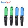 SC/APC Fiber Optic Fast Connector for FTTH, Telecom Grade, Embedded Type