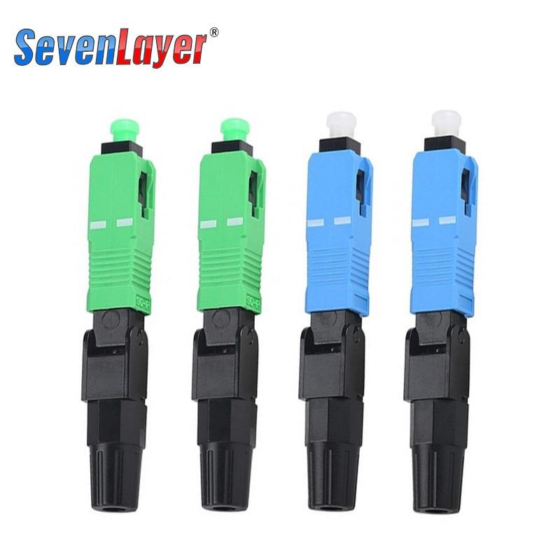 SC/APC Fiber Optic Fast Connector for FTTH, Telecom Grade, Embedded Type