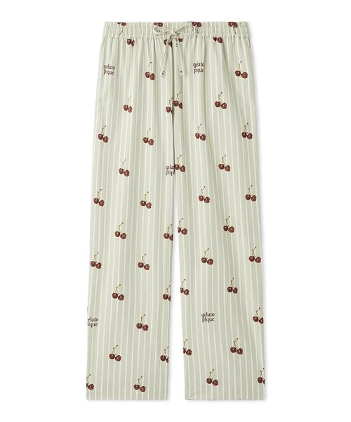 

Длинные брюки с принтом вишни PUFP255212GRN [УНИСЕКС] (С-М) зелёный