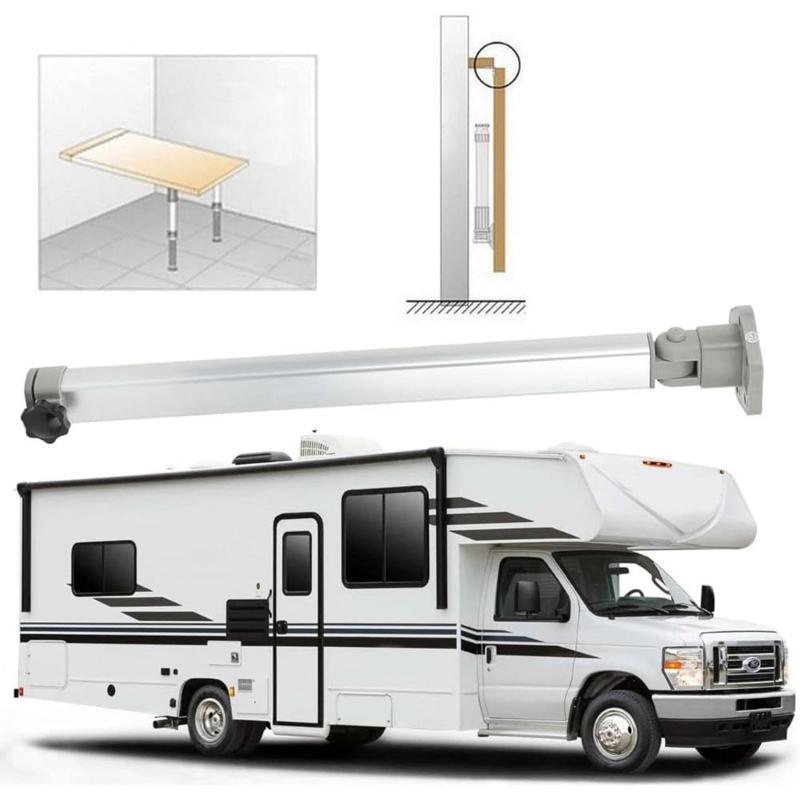 Platzsparende verstellbare Tischschreibtischbeinhalterung für Wohnmobile, Boote & Terrassenmöbel, Wohnwagen und maritime Anwendungen