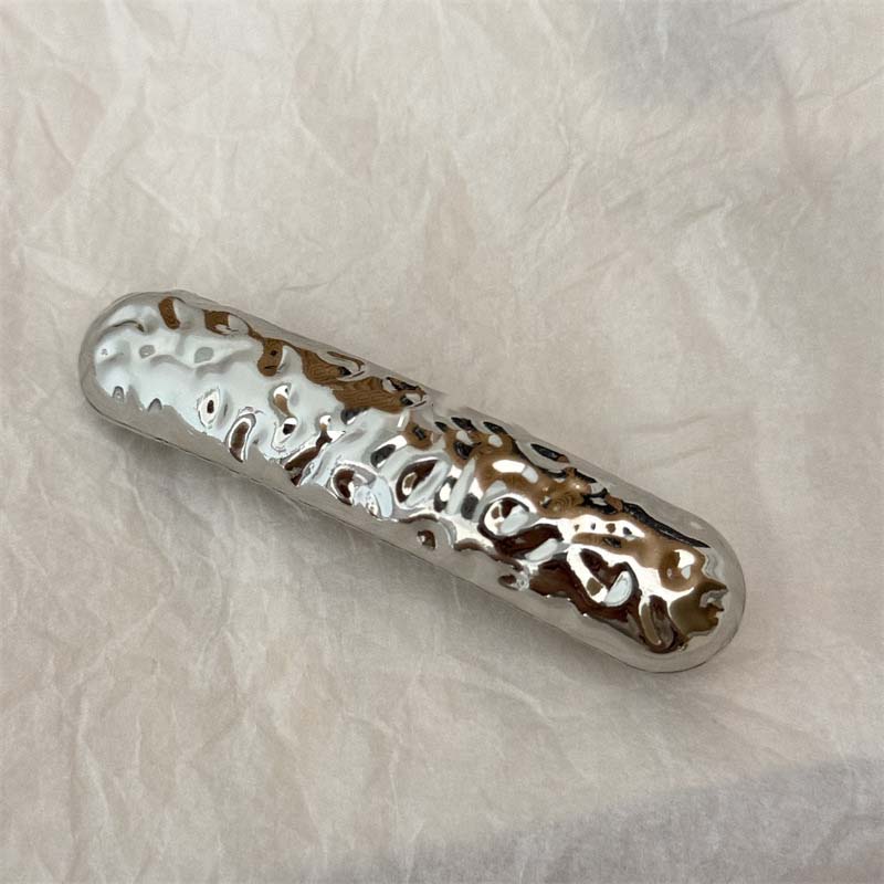 2026 Trend New Gold Color Irregular Geometric Arc-shaped Elastic Hair Bands INES Simple Personalised Hair Accessories for Women