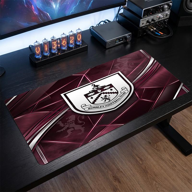 Burnley Football Print Large Mouse Pad, Anti-Slip Extended Gaming Desk Mat for Office Home