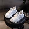 2025 sports shoes women's versatile casual platform dad shoes women's spring heightening breathable leather women's shoes Korean version trend
