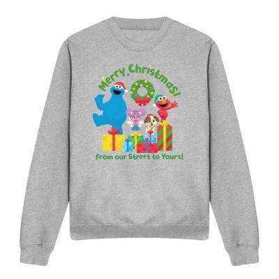 Unisex Adult From Our Street To Yours Heather Christmas Sweatshirt