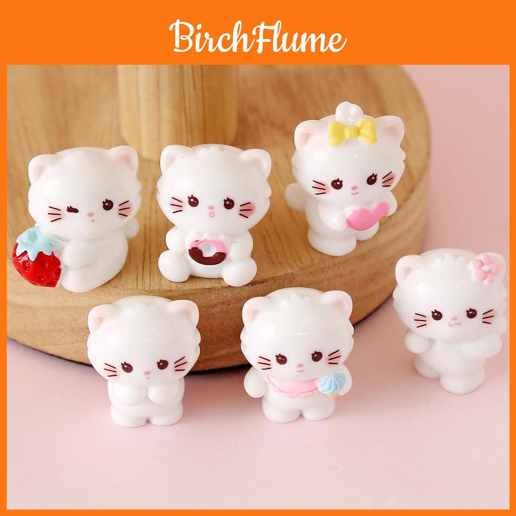 Resin Cat Miniature Collectible Figurine With Diy Landscape Decor For Kids And Adults