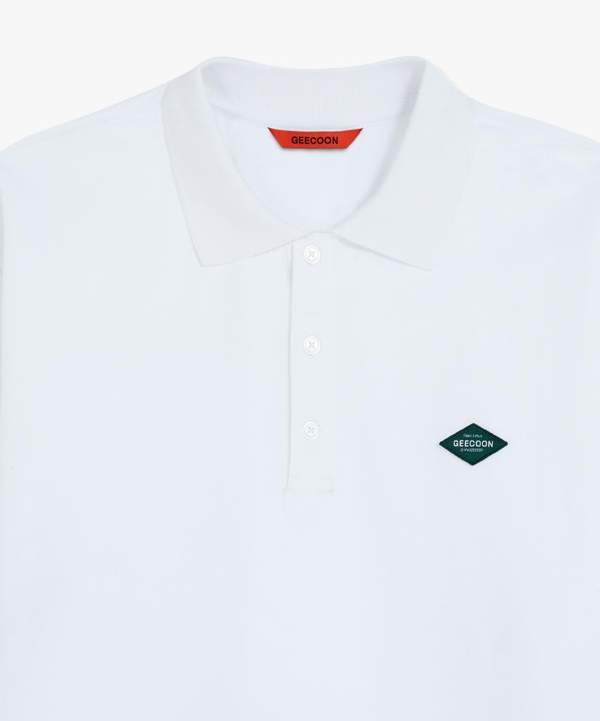 Jikun Original Cotton Pique Short Sleeve Shirt Gee245-102 White