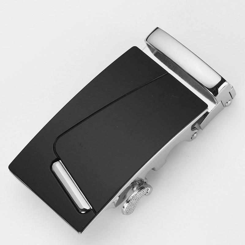 Mens Fashionable 35cm Automatic Buckle Waist Belt Durable Metal Design For Business Casual Or