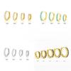 Luxury Zircon Diamond-Studded Circle Hoop Earrings