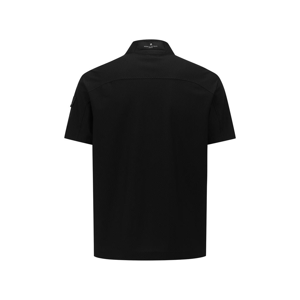 ANEW GOLF Men Half Zip Short T-Shirt_Bk