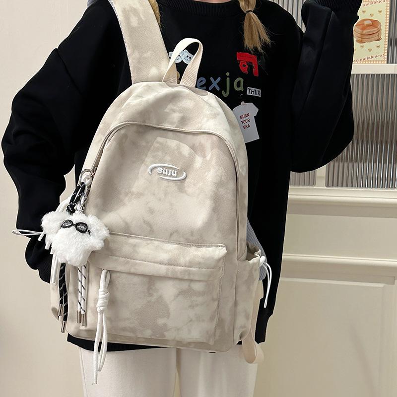 Japanese Exquisite and Simple Ink Rendering Wind Large-capacity Student Schoolbag Junior High School Student Backpack