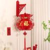 Blessing Spring Festival Lantern Pendant Traditional Fu Character Lantern  Home Living Room Decor