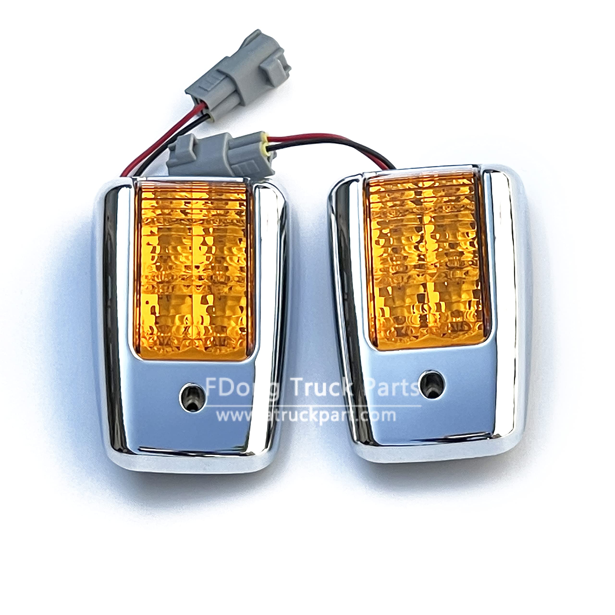 

Hino New Profile, Large Profile, Ranger Pro, 4t Ranger, Plated, Door Side Marker, LED жёлтый