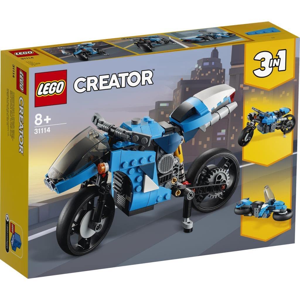 

LEGO Creator Superbike 31114 Toy Building Blocks Gift Bike for Boys and Girls Ages 8 and Up