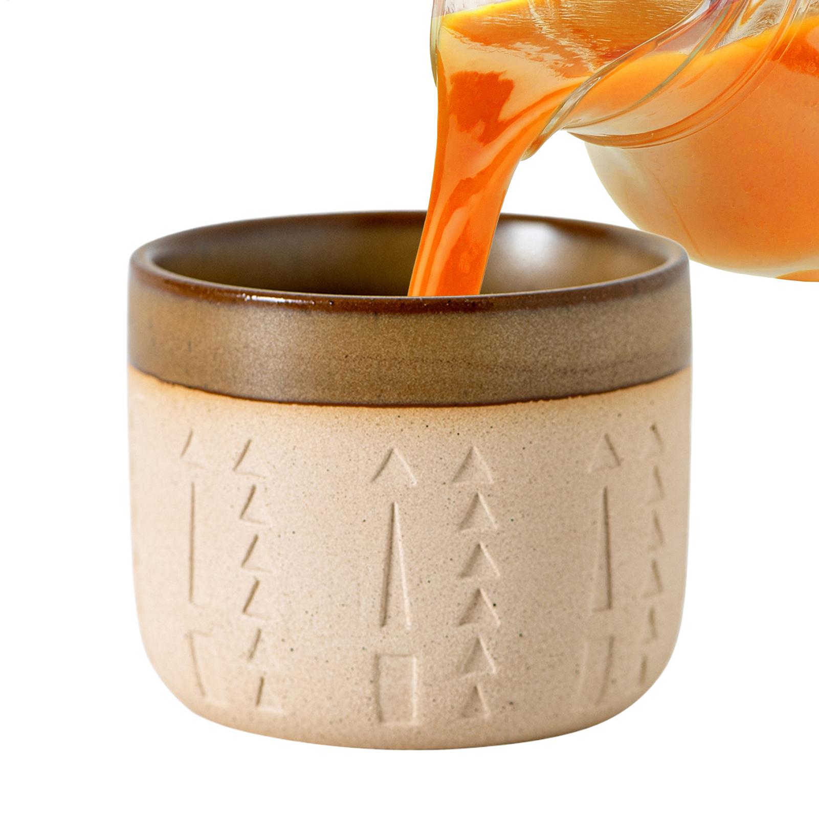 250ml Vintage Ceramic Coffee Mug Middle Eastern Arabic Architectural Relief Coarse Pottery Coffee Cup Latte Espresso Cup CN