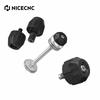 NICECNC Front Hoops Slider Crash Guard Rear Axle Crash Protector Frame Slider For BMW R1250GS /GSA R1250GS Adventure 2019-2024