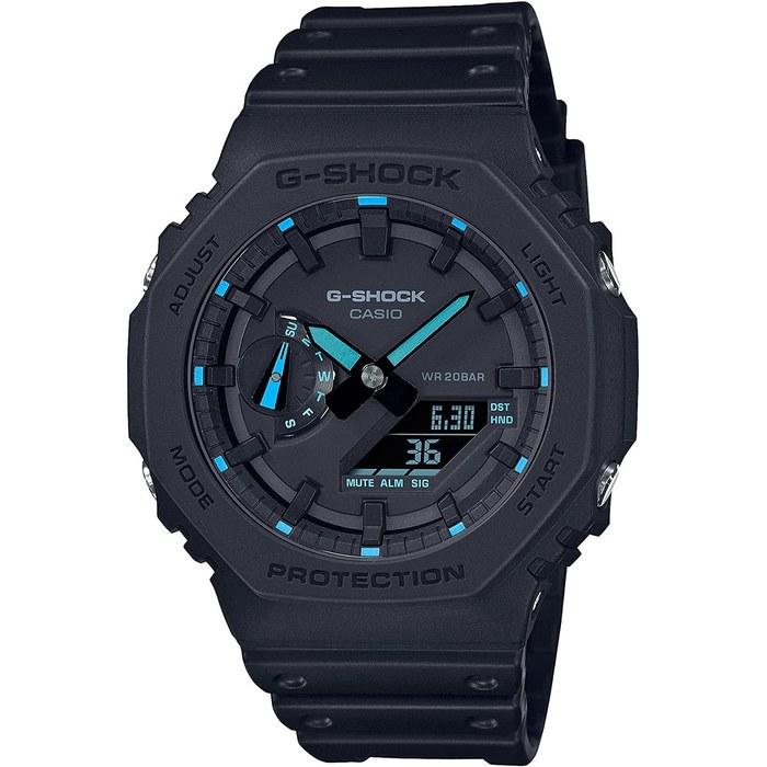 G-Shock GA2100-1A2 Neon Accent Watch Blue