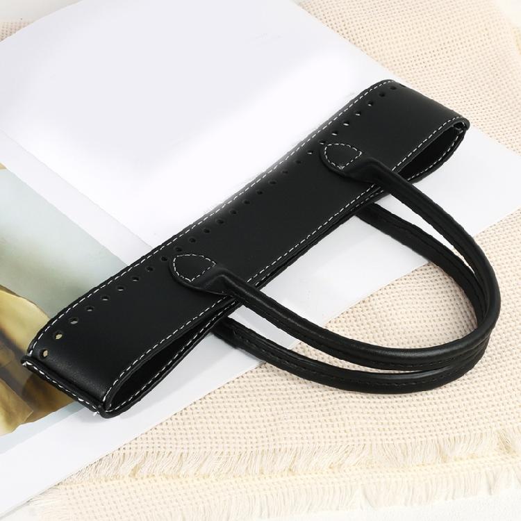 Bag Handle With Reinforced Design And Holes For Women PU Leather Craft DIY Crocheting Bags Making Accessories