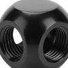 G1/4 Threaded Water Cooling Fitting 3 Way 3 Way Brass Adapter  Computer Water Cooling
