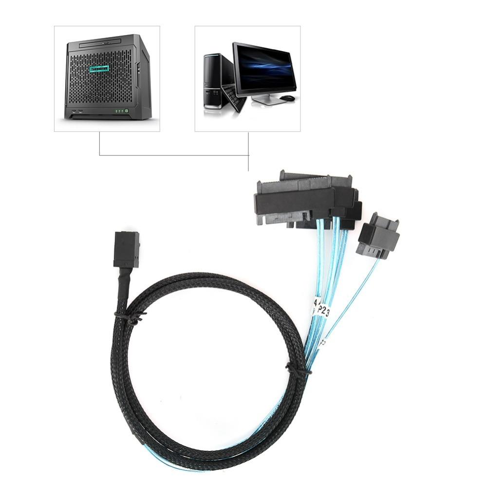 High Speed” Adapter Cable 6Gbps Server Cable SFF-8643 To 29pin SFF-8482 Cable  Storage Expansion