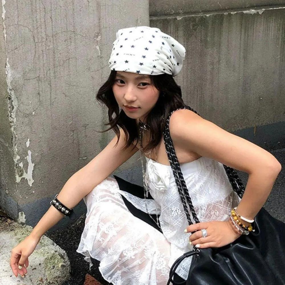 Stability Hair Bandana / Vintage Star Scarf Bandana Scarf Kerchief