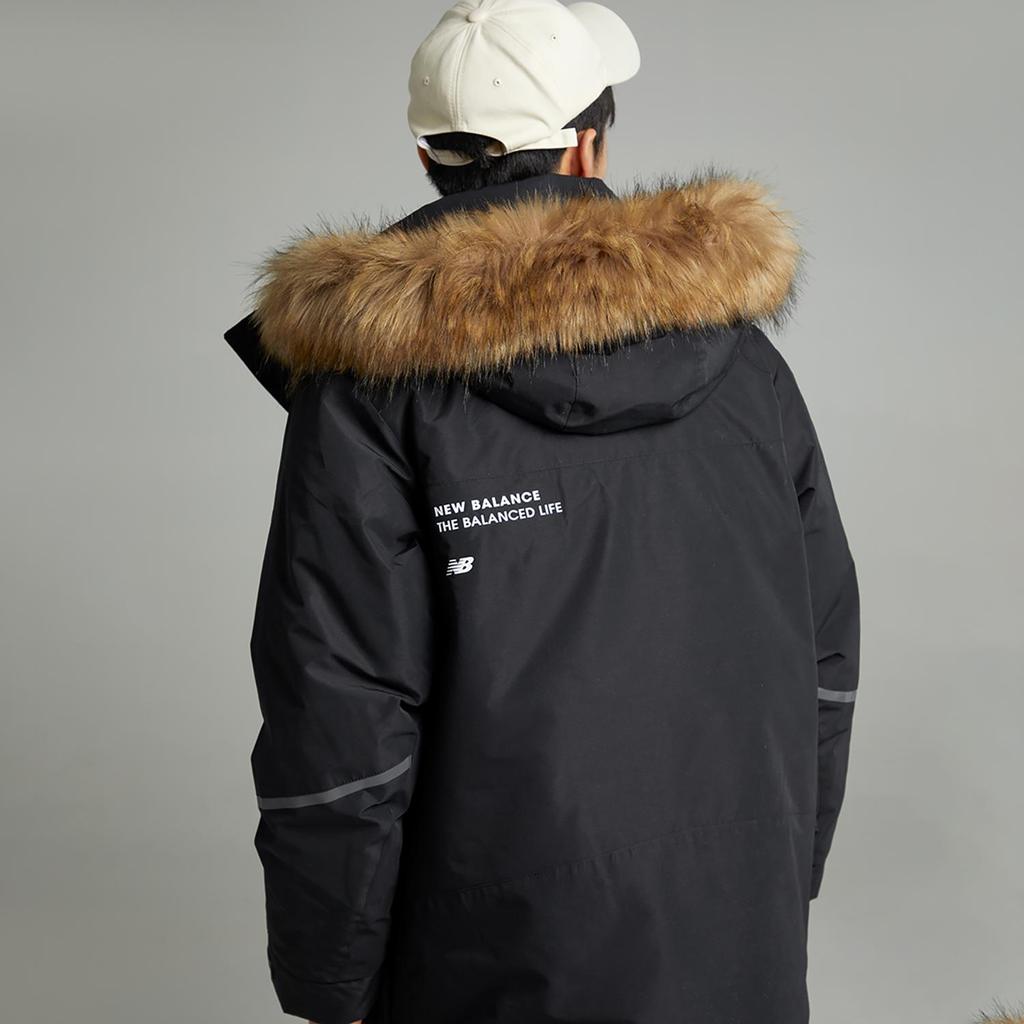 New Balance Down Jacket Unisex Black (Unisex) Down Jackets 5PC44603 BK