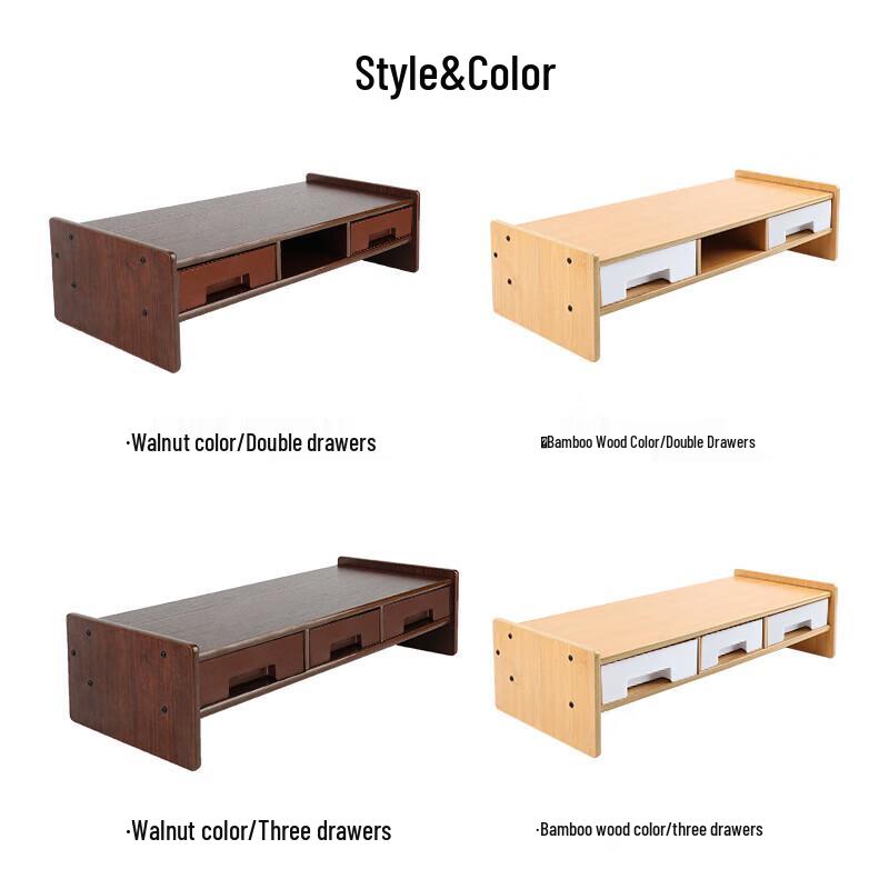 Befon Monitor Riser with Storage
