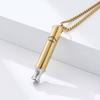 528 Hz Low Frequency Sound Meditation Breathing Stress Relief Necklace Sturdy Stainless Steel Adjustable Length