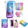 Iphone Schutzhülle mit Farbverlauf und TPU-Softcover für Mädchen und Sturzschutz