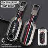 Zinc Alloy Car Key Case Cover Shell Fob for FIAT 500 Ducato Panda Punto 500L Lancia Musa for Citroen Jumper for Peugeot Boxer