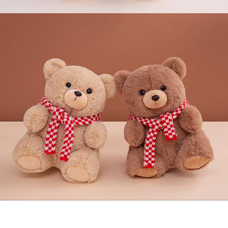 Toy Plush Bear Stuffed Doll Christmas Children Gifts Home Decorations Pillow