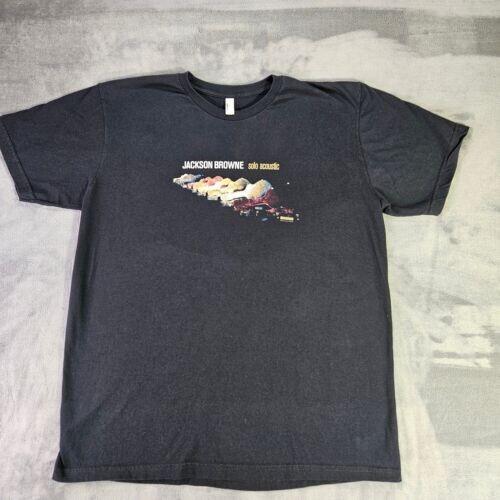 Vintage Jackson Browne Solo Acoustic Tour Concert Unisex S-235XL Shirt 11D671 Unisex T-Shirt S