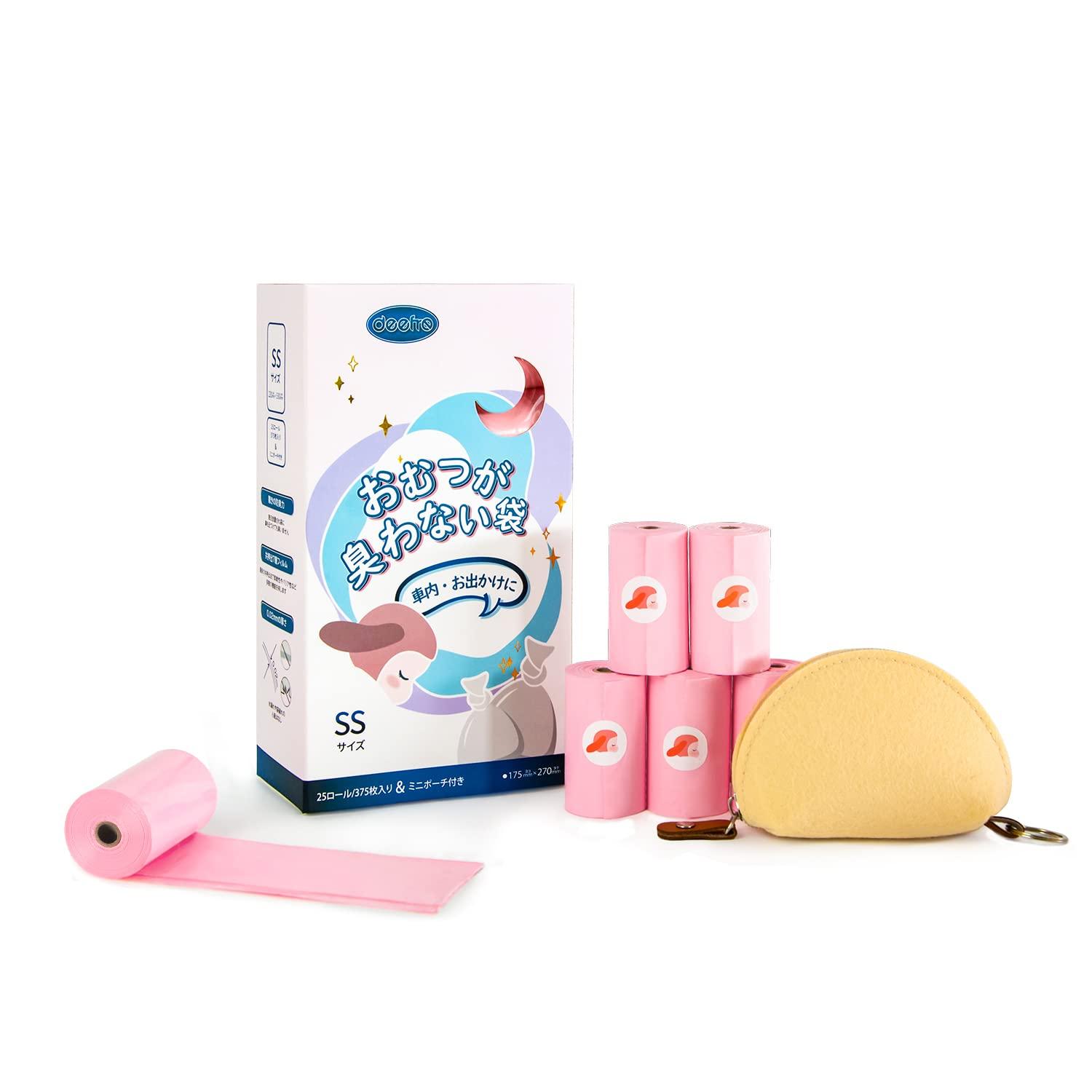 

Deefre Подгузник 375 SS Удобные дезодорирующие полиэтиленовые пакеты для утилизации подгузников, Пакеты без запаха, количество, Портативные, Пакеты без запаха, Размер, Рулон, Пакеты, Непроницаемые для запаха пакеты, розовый