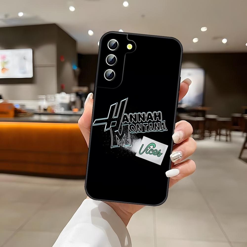 H-Hannah M-Montana Phone Case For S25 Samsung S26 S24 Ultra S22 S23 S20 Fe S21 Plus A54 A34 A16 A53 Back Cover