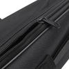 NUZAMAS Portable Fishing Bag, Steel Wire Fishing Tackle Bag, Black Fishing Tackle Tool Storage Bag, Fishing Rod Bag, Leisure Bag