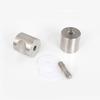 Stainless Steel Back-to-Back Glass Door Knob Puller Push Bathroom Shower Handle