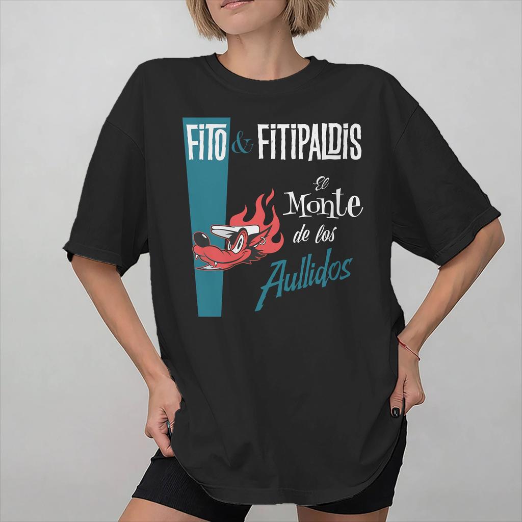 Unisexs Womens Fitos Fitipaldis Rock Band T Shirt Pure Cotton Printed Tee Shirts Clothing Outfits
