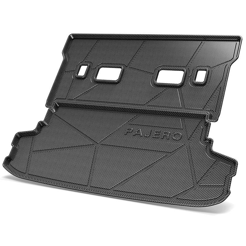 Custom TPE Trunk Mat for Pajero - Tail Box Decoration