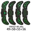 4 Sheets Luminous Freckle Tattoo Stickers Long Lasting Luminous Sparkle Star Heart Pattern Face Art Waterproof Tattoo Stickers