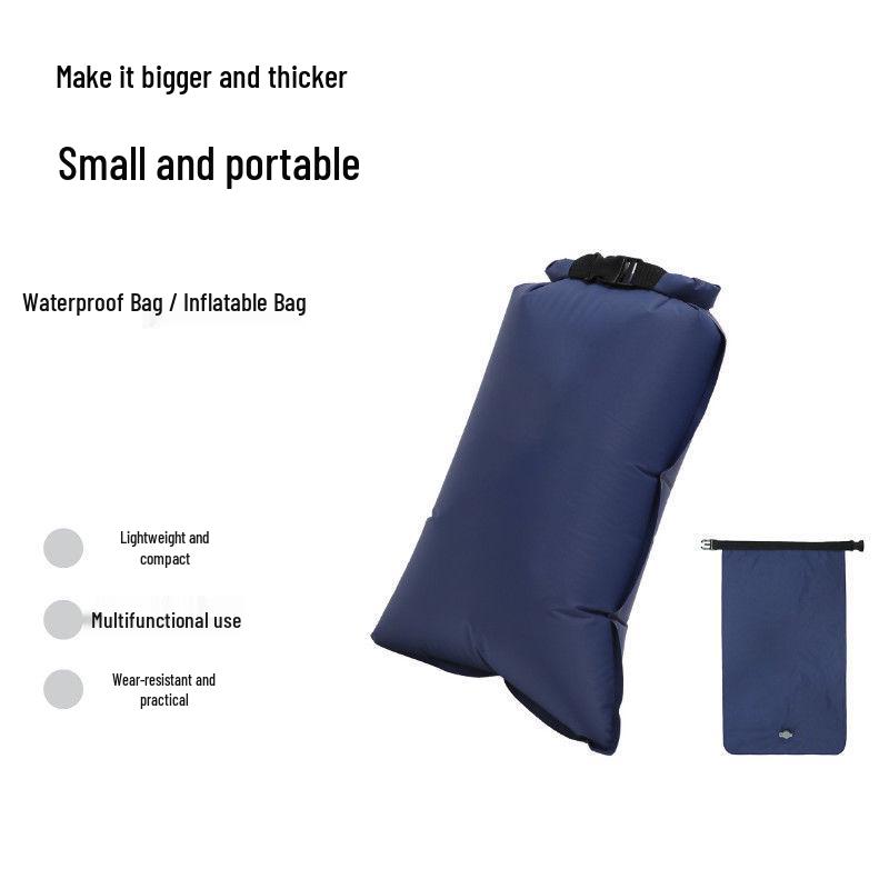 Ultra-Light Inflatable Camping Pad & Waterproof TPU Air Column Tote Bag