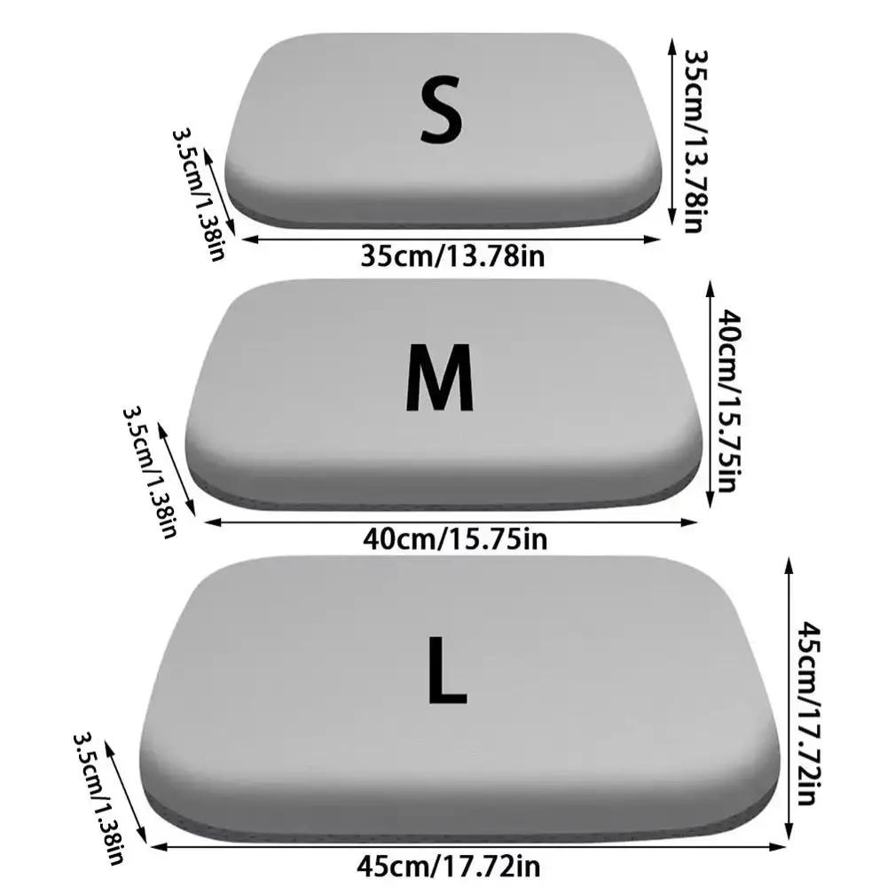 New Memory Cotton Memory Foam Cushion Anti-slip Not Easy To Deform Car Cushion Wheelchair Cushion Office