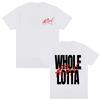 Koszulka graficzna Hip Hop Rapper Playboi Carti Whole Lotta Red Męska Vintage z krótkim rękawem Męska Damska Moda Oversize T-shirty Topy