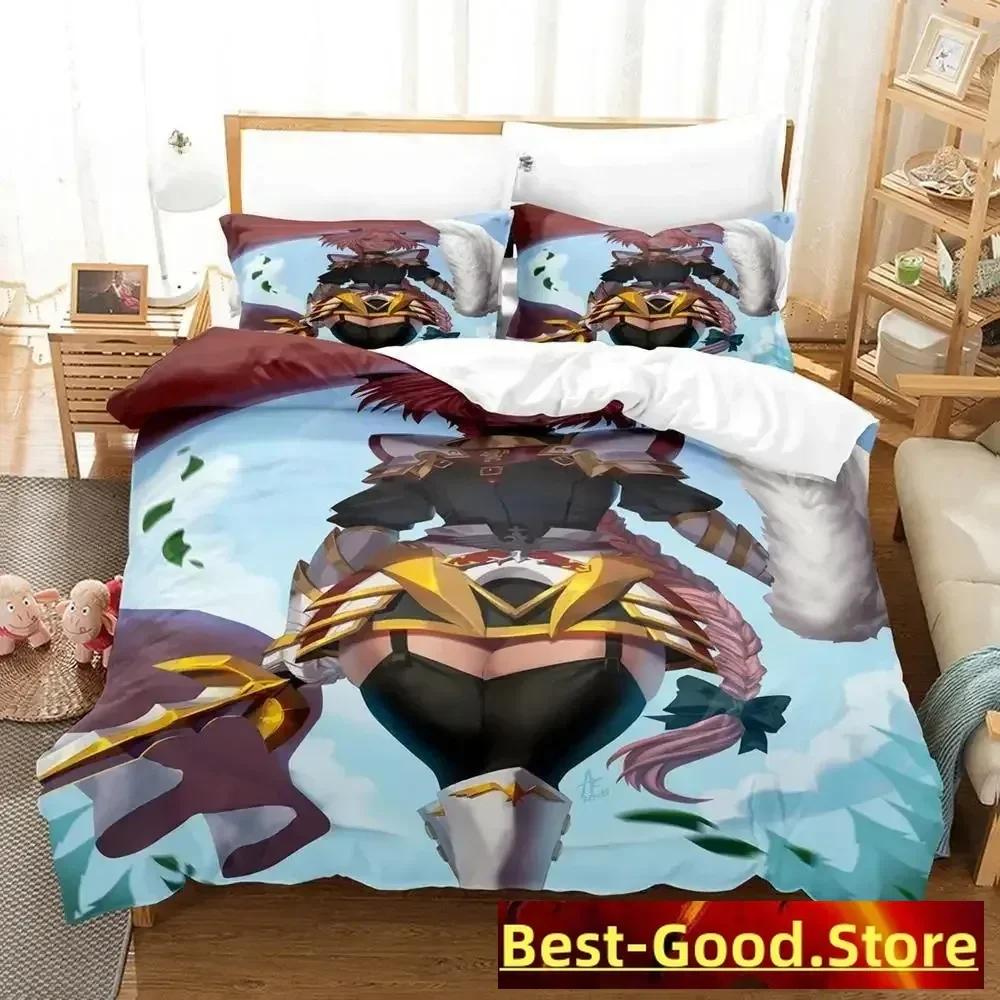 3D Anime Bed Sheet Set Fate - Astolfo Printed Bed Set Duvet Cover Pillowcase Bedding Set Bed Linen Sheet Quilt Cover Full Size