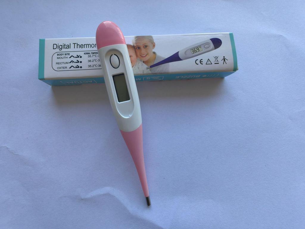 Digitales Thermometer mit weicher Spitze für orale, axilläre und den Hausgebrauch
