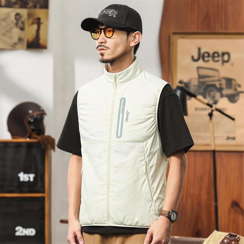 JEEP Men s Outdoor Windproof Multi-Pocket Vest 3XL