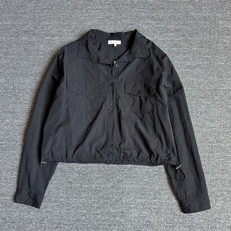 

Polo Multi-Pocket Drawstring Waist Trimming Short Pants Parka 1 Black quick-drying short coat S