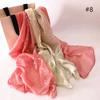 Fashion Lurex Glitter Ombre Viscose Shawl Scarf Women High Quality Shimmer Neckerchief Autumn Winter Foulard Muslim Hijab Sjaal