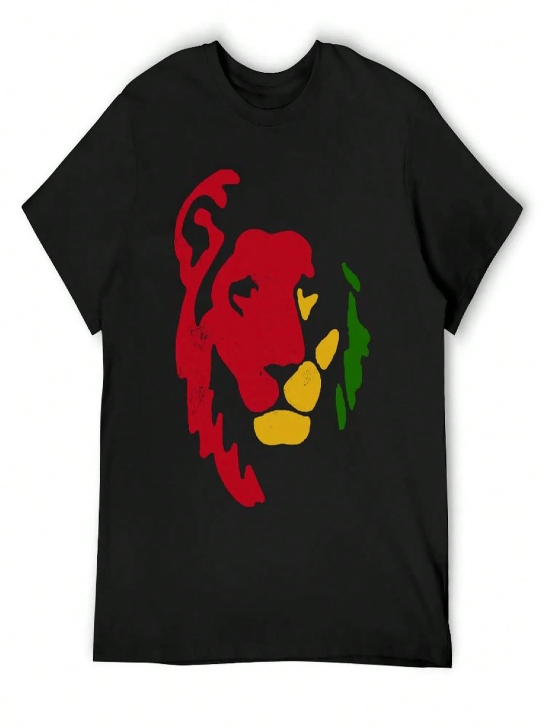 Lion  Reggae T-Shirt Oversized Heavyweights Custom T Shirt Rapper Graphic Tees unisex T Shirt S разноцветный