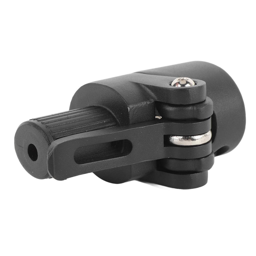 Electric Scooter Folding Pole Base ABS and Alloy Non Slip Coating Folding Pole Fitting Base for Cycling